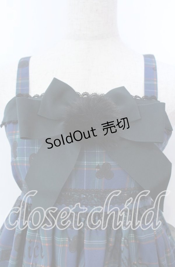 画像3: ALICE and the PIRATES / アリスのトランプタータン柄ジャンパースカートII  グリーン O-25-11-21-002-PA-OP-OW-OS (3)