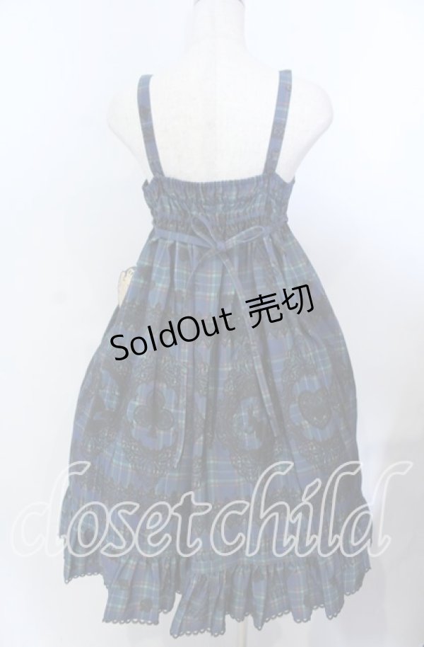 画像5: ALICE and the PIRATES / アリスのトランプタータン柄ジャンパースカートII  グリーン O-25-11-21-002-PA-OP-OW-OS (5)