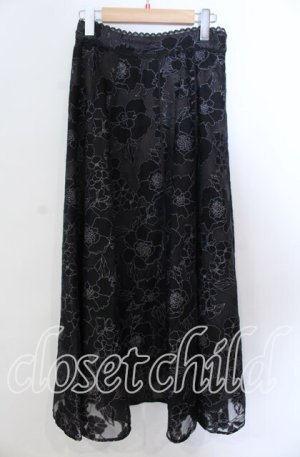 画像: axes femme / オーガンジーフレアスカート F クロ O-25-11-21-026-AX-SK-OW-OS