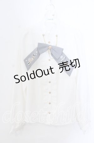 画像: Amavel / Starry Bear Circus ブラウス  オフ×グレー O-25-11-21-030-CA-BL-IG-OS