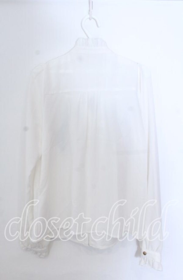 画像3: Amavel / Starry Bear Circus ブラウス  オフ×グレー O-25-11-21-030-CA-BL-IG-OS (3)