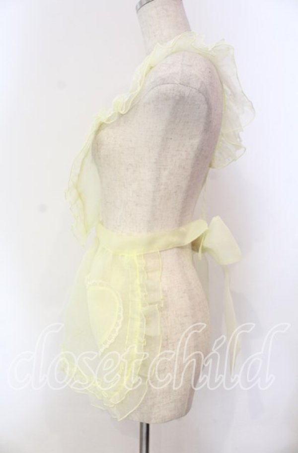 画像4: Angelic Pretty / Heart Fairyフリルエプロン  イエロー O-25-11-22-023-AP-TO-OW-OS (4)