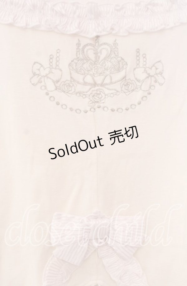 画像4: FRILL / ケーキ刺繍ボレロ  オフホワイト O-25-11-22-026-HN-TO-IG-OS (4)