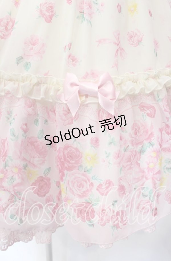 画像3: Angelic Pretty / Powder Rose胸リボンジャンパースカート  アイボリー O-25-11-22-004-AP-OP-IG-OS (3)