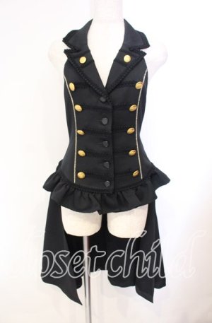 画像: ALICE and the PIRATES / フィヨルドベストII  ブラック×ゴールド O-25-11-22-033-PA-JA-IG-OS