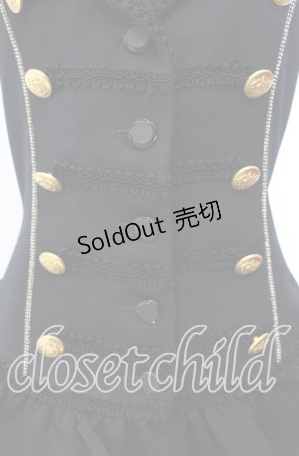 画像2: ALICE and the PIRATES / フィヨルドベストII  ブラック×ゴールド O-25-11-22-033-PA-JA-IG-OS (2)