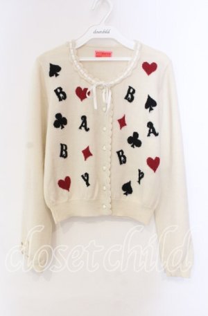 画像: BABY,THE STARS SHINE BRIGHT / トランプアリスカーディガン  アイボリー O-25-11-22-034-BA-TO-IG-OS