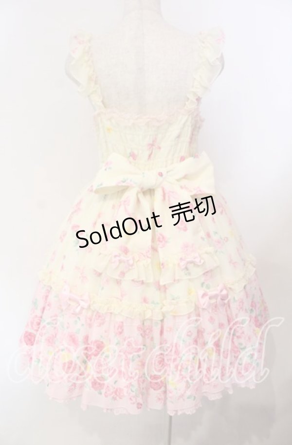 画像5: Angelic Pretty / Powder Rose胸リボンジャンパースカート  アイボリー O-25-11-22-004-AP-OP-IG-OS (5)