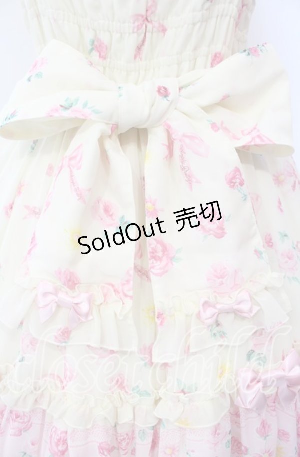 画像6: Angelic Pretty / Powder Rose胸リボンジャンパースカート  アイボリー O-25-11-22-004-AP-OP-IG-OS (6)