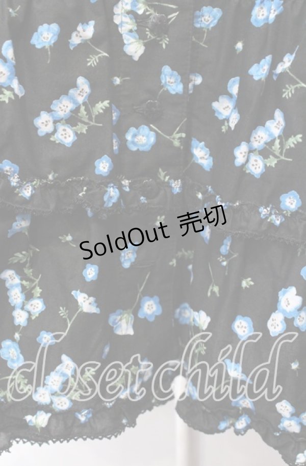 画像3: PINK HOUSE / ネモフィラプリントワンピース  クロ×ブルー O-25-11-22-043-LO-OP-IG-OS (3)