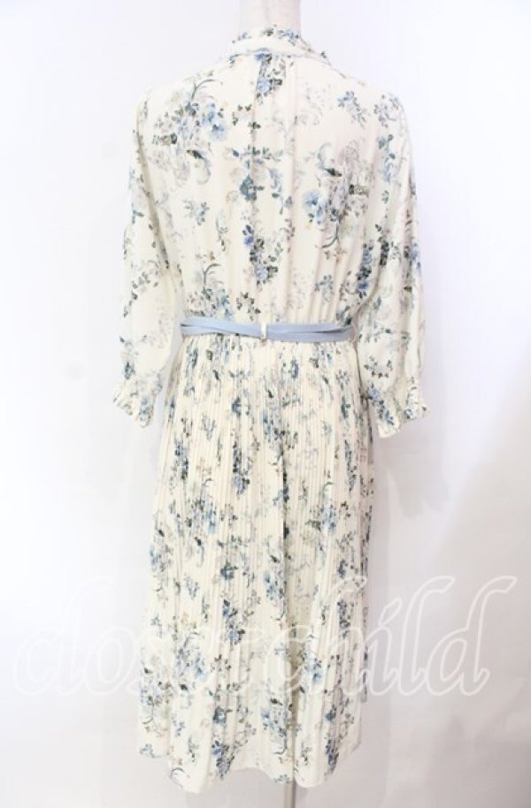 画像4: axes femme / シャビーシックフラワー柄ワンピース Ｍ アイボリー O-25-11-22-047-AX-OP-IG-ZT493 (4)