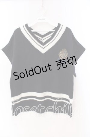 画像: 【SALE】axes femme / ハリー・ポッター/ベスト F クロ O-25-11-22-050-AX-TO-OW-ZT343