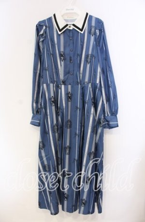 画像: axes femme / ハリー・ポッター/シャツワンピース F ブルー O-25-11-22-051-AX-OP-OW-OS