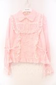 画像1: Vcastle / プチリボンタックブラウス M ピンク O-25-11-22-054-EL-BL-OW-OS (1)