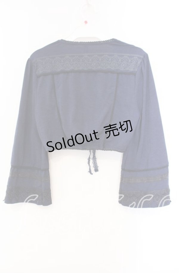 画像4: Rozen Kavalier / プリントボレロ  ネイビー O-25-11-22-055-OO-TO-IG-OS (4)