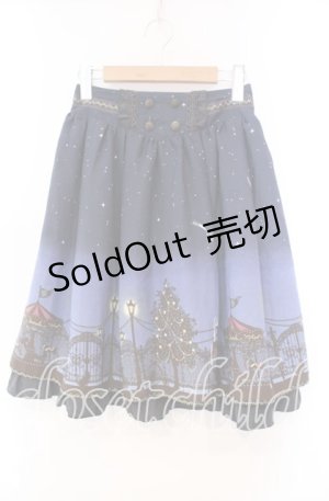 画像: axes femme / ロマンティック星空スカート M ネイビー O-25-11-22-069-AX-SK-OW-OS