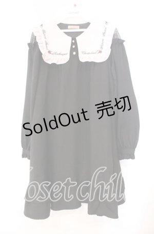 画像: Amavel / スクエアカラーワンピース  クロ O-25-11-22-082-CA-OP-IG-OS