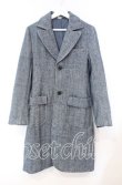 画像1: AXES-X / ヘリンボーンツィードコート  ブルー O-25-11-22-083-AX-CO-IG-OS (1)