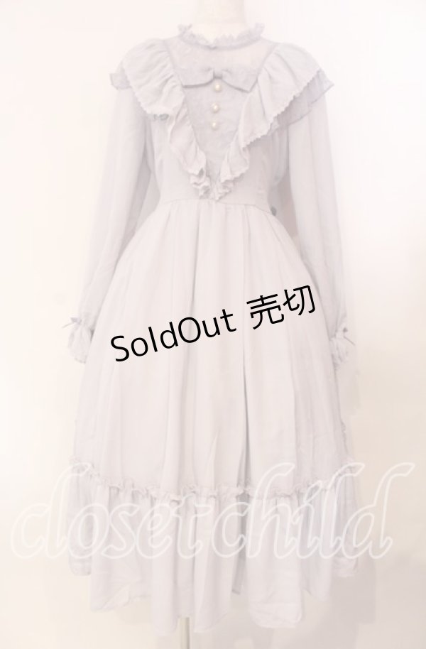 画像1: axes femme kawaii / ヴィンテージシフォンワンピース M ラベンダー O-25-11-22-009-AX-OP-OW-OS (1)