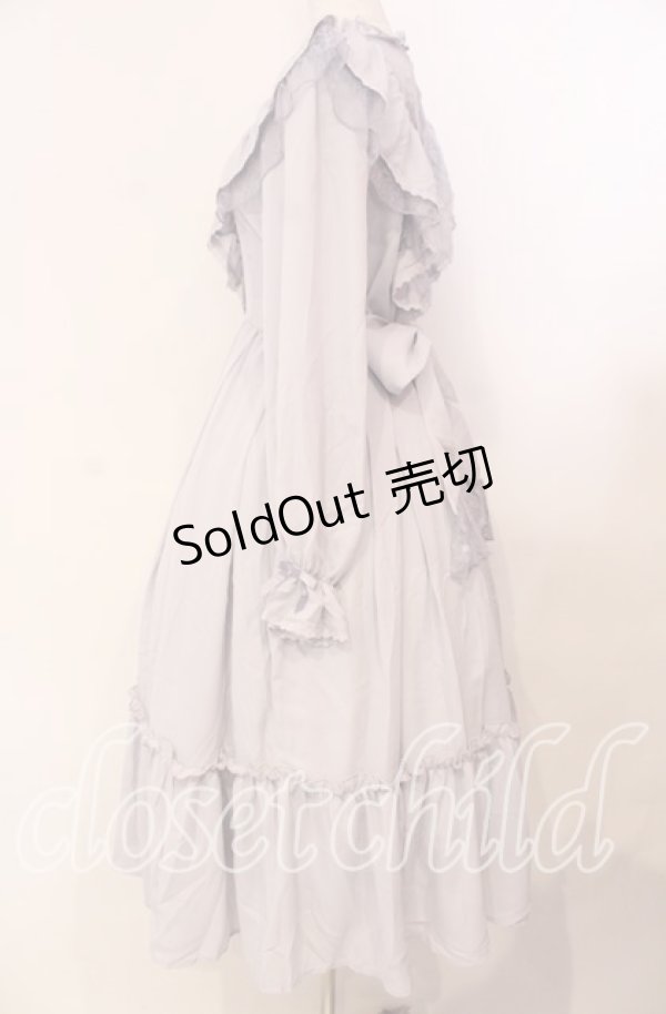 画像3: axes femme kawaii / ヴィンテージシフォンワンピース M ラベンダー O-25-11-22-009-AX-OP-OW-OS (3)