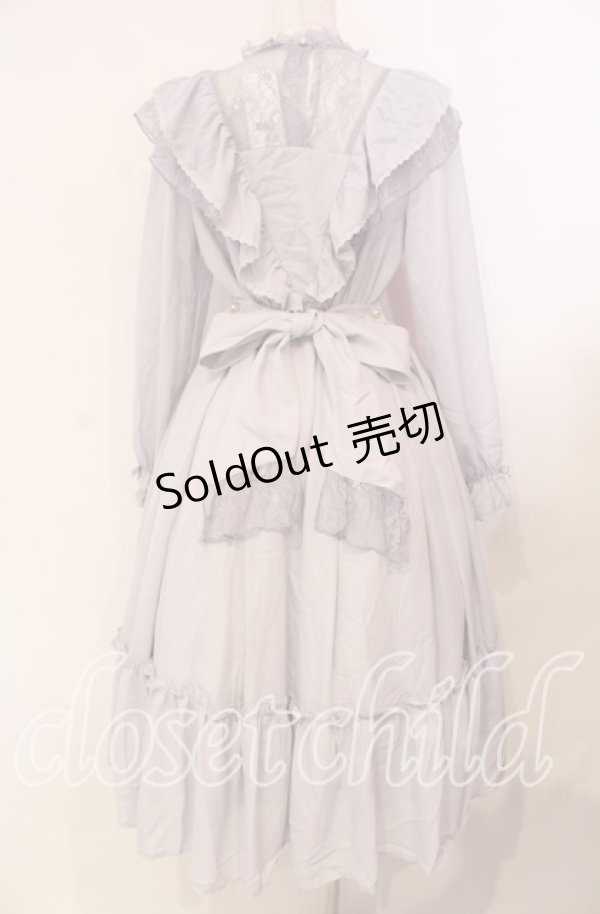 画像4: axes femme kawaii / ヴィンテージシフォンワンピース M ラベンダー O-25-11-22-009-AX-OP-OW-OS (4)