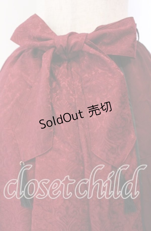 画像2: axes femme kawaii / チャイナアシメスカート M ワイン O-25-11-22-011-AX-SK-OW-OS (2)