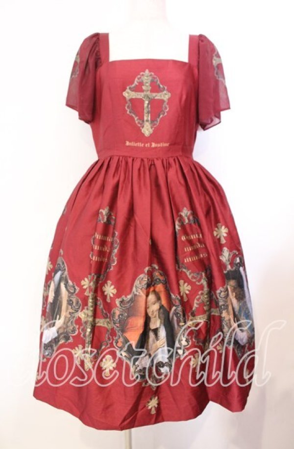 Juliette et justine ワンピース Juliette et Justine / ローブ ドゥ クロワ ワンピース レッド O-25-11