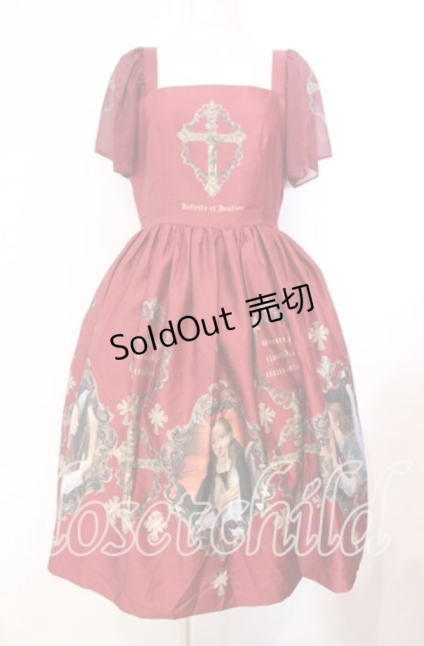 画像1: Juliette et Justine / ローブ ドゥ クロワ ワンピース  レッド O-25-11-22-016-CL-OP-IG-OS (1)