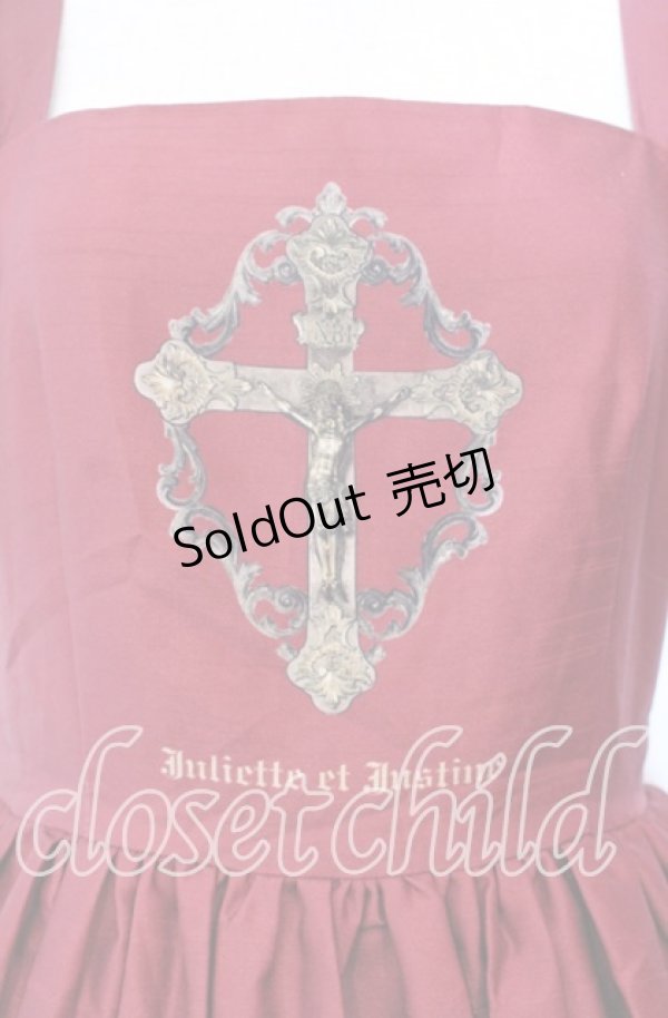 画像2: Juliette et Justine / ローブ ドゥ クロワ ワンピース  レッド O-25-11-22-016-CL-OP-IG-OS (2)