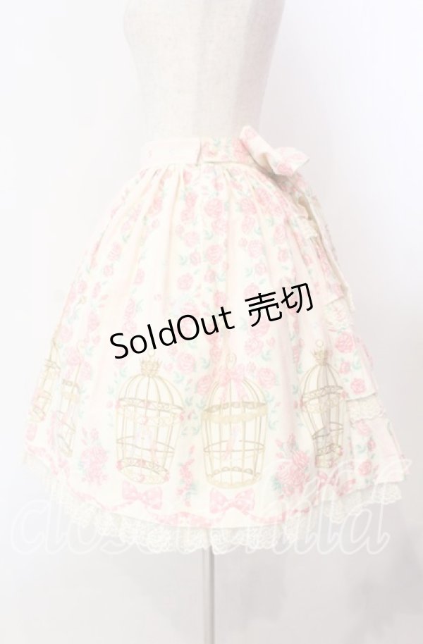 Angelic Pretty スカート アイボリー Angelic Pretty / 小鳥たちのシンフォニアスカート アイボリー O-25-11