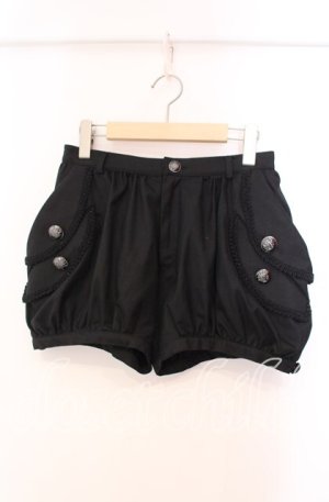 画像: ALICE and the PIRATES / ポケットショートパンツ  ブラック O-25-11-22-003-PA-PA-IG-OS