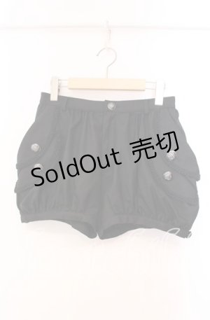 画像: ALICE and the PIRATES / ポケットショートパンツ  ブラック O-25-11-22-003-PA-PA-IG-OS
