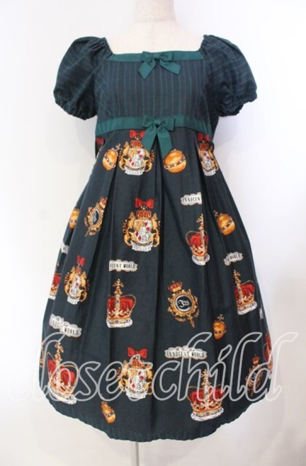 画像1: Innocent World / クラウンジュエルズコレクションワンピース M グリーン O-25-11-22-021-IW-OP-OW-OS (1)