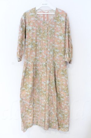 画像: PINK HOUSE / 勿忘草柄ワンピース  ピンク O-25-11-24-028-LO-OP-IG-OS