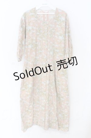 画像: PINK HOUSE / 勿忘草柄ワンピース  ピンク O-25-11-24-028-LO-OP-IG-OS