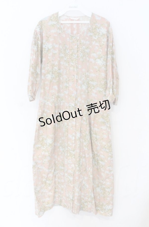 画像1: PINK HOUSE / 勿忘草柄ワンピース  ピンク O-25-11-24-028-LO-OP-IG-OS (1)