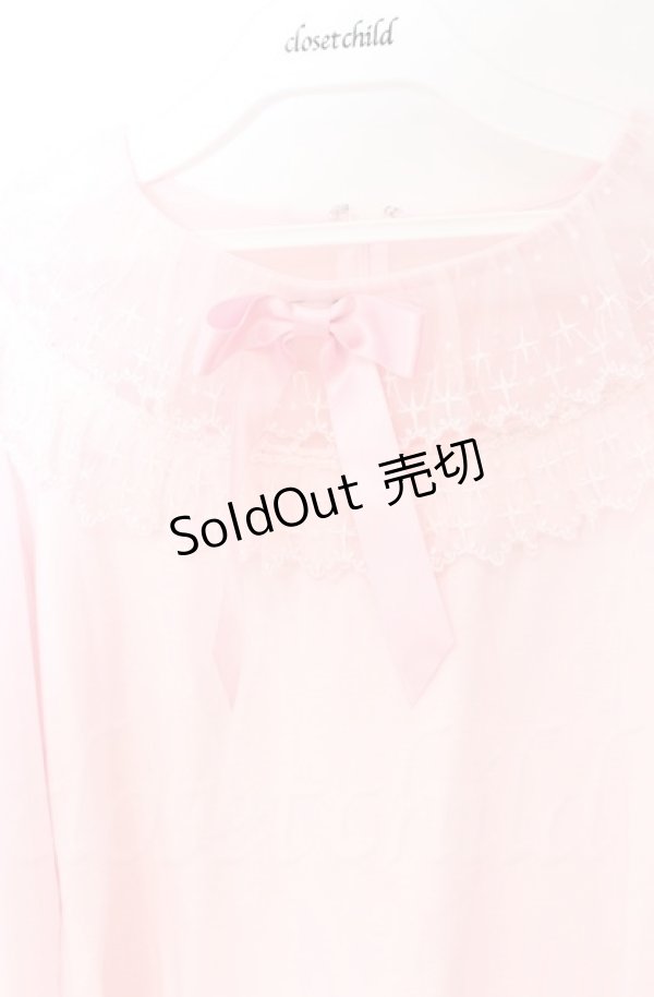 画像2: Angelic Pretty / Heavenlyシスターカットソー  ピンク O-25-11-24-030-AP-TO-IG-OS (2)
