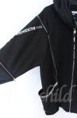 画像3: BACKSTAGE PASS / PARACHUTE-PARKAビッグシルエットジップアップパーカー F ブラック O-25-11-24-031-PU-TO-YM-ZT514 (3)