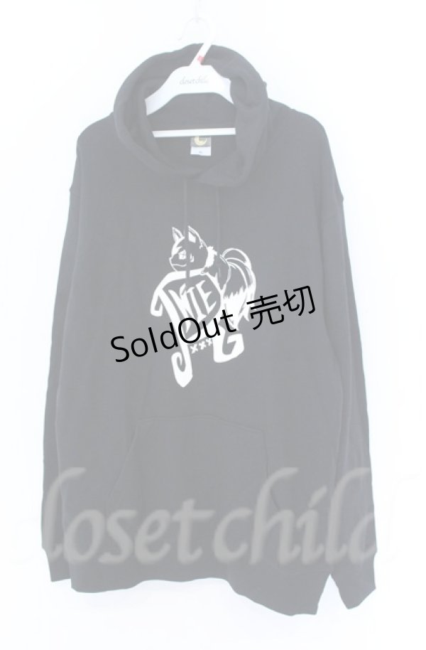 画像1: NieR Clothing / フロントプリントプルパーカー XL ブラック O-25-11-24-036-PU-TO-YM-ZT1130U (1)