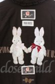 画像2: PINK HOUSE / バラ園うさぎ刺繍ブルゾン  ブラウン O-25-11-24-016-LO-JA-OW-OS (2)