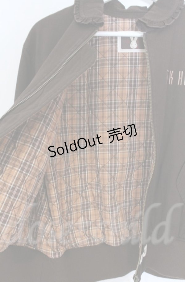 画像5: PINK HOUSE / バラ園うさぎ刺繍ブルゾン  ブラウン O-25-11-24-016-LO-JA-OW-OS (5)