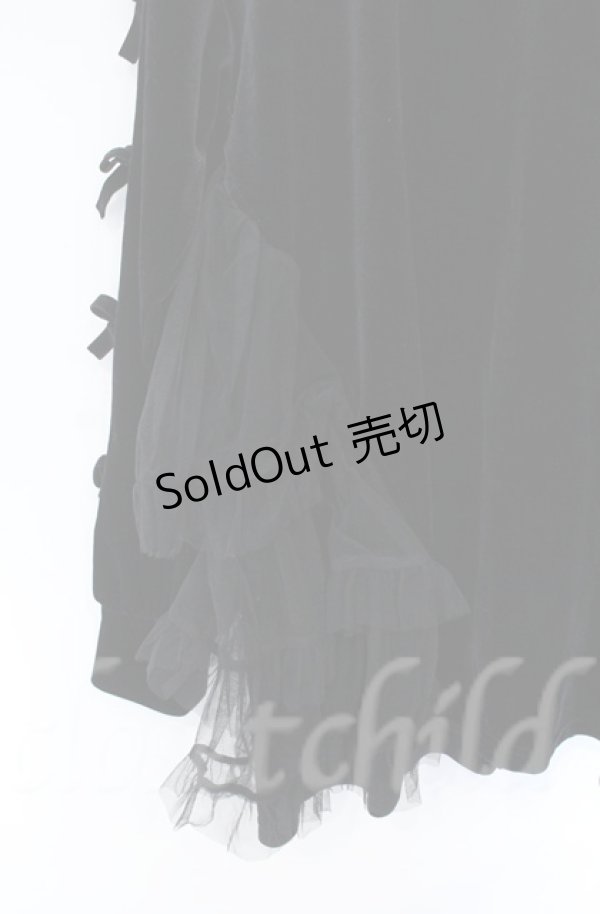 画像5: Jamie エーエヌケー / リボンベロアパーカー M クロ O-25-11-24-018-LO-TO-OW-ZT281 (5)