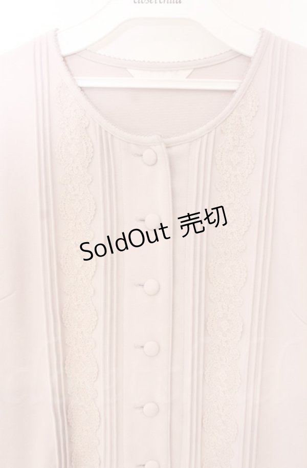 画像2: PINK HOUSE / レース配色ワンピース  ピンクベージュ O-25-11-24-026-LO-OP-IG-OS (2)