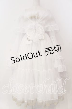 画像: Triple fortune / リリウムドレス  ホワイト O-25-11-27-021-EL-OP-OW-OS