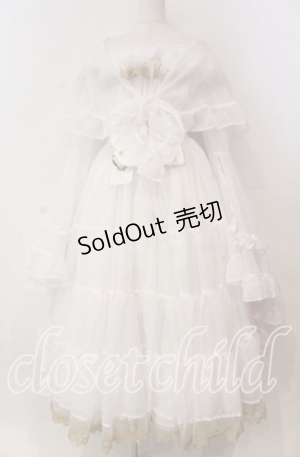 画像1: Triple fortune / リリウムドレス  ホワイト O-25-11-27-021-EL-OP-OW-OS (1)