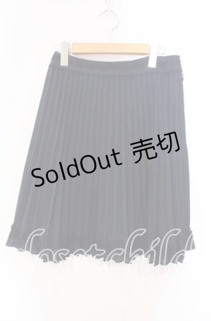 画像: axes femme / プリーツスカート  ネイビー O-25-11-27-025-AX-SK-IG-OS