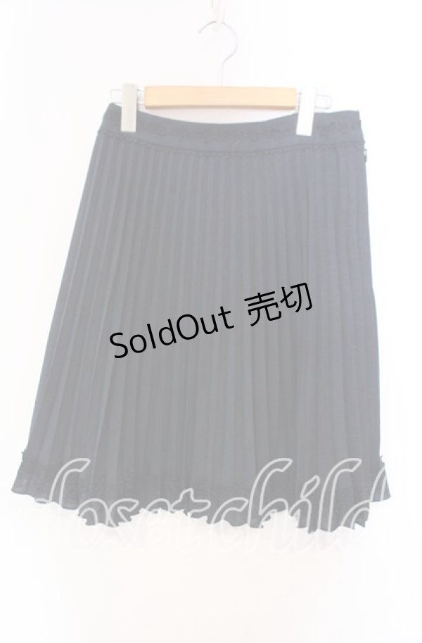 画像1: axes femme / プリーツスカート  ネイビー O-25-11-27-025-AX-SK-IG-OS (1)