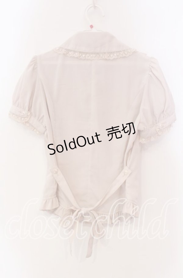 画像3: Innocent World / ハートローズブラウス M ピンク O-25-11-27-027-IW-BL-IG-OS (3)