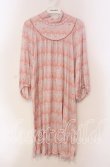 画像1: Franche Lippee / ボーダーカットワンピース  ピンク O-25-11-27-028-LO-OP-IG-OS (1)