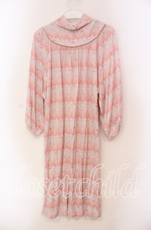 画像3: Franche Lippee / ボーダーカットワンピース  ピンク O-25-11-27-028-LO-OP-IG-OS (3)